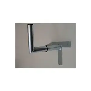 Wall antenna mount T‑shaped WFmetal K35T42, galvanized zinc, 35 cm length