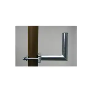 Antenna Mast Bracket WFmetal K20S42, galvanized zinc, 20 cm length