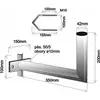 Antenas stiprinājums WFmetal K35V1 35 cm Photo 3