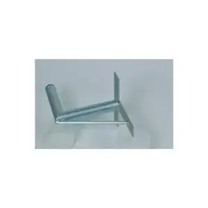 Wall antenna mount T‑shaped with brace WFmetal K25T42V, galvanized zinc, 25 cm length