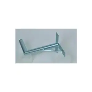 Wall antenna mount T-shaped with brace WFmetal K35T42V — galvanized zinc, length 35 cm