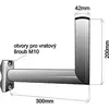 Antenas kronšteins uz balkona WFmetal K30B42Z Photo 2