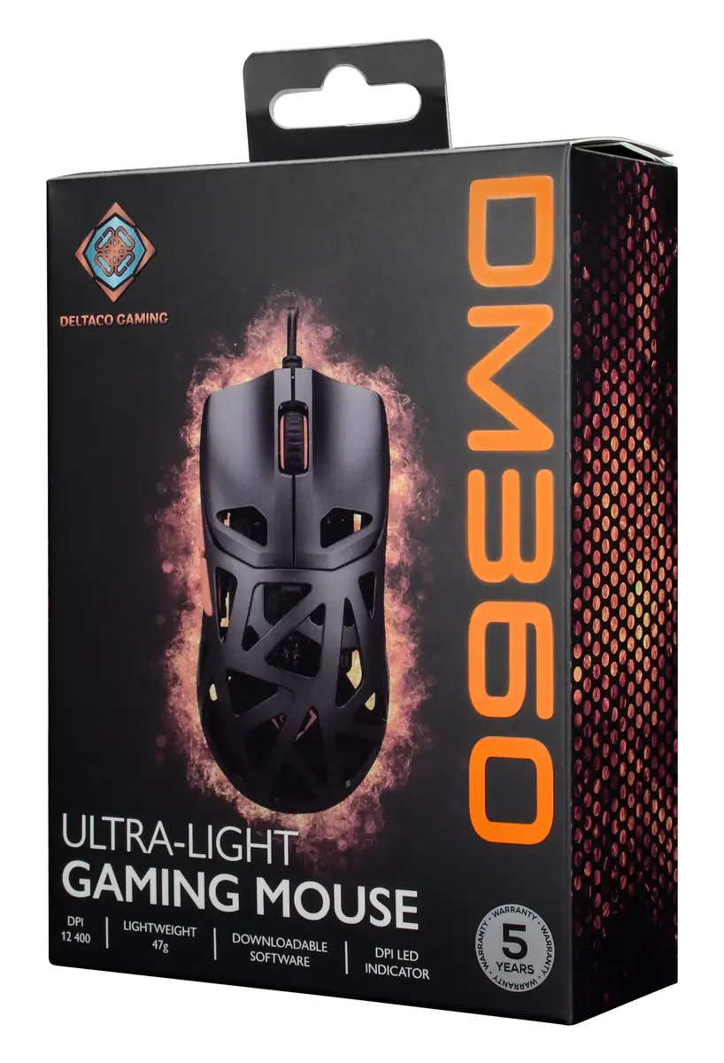 DELTACO DM360 Ultra-Lightweight spēļu pele Photo 5