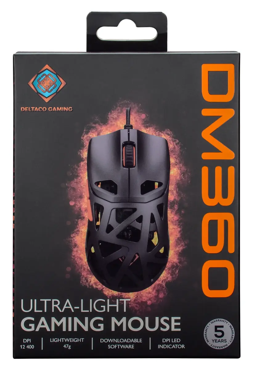 DELTACO DM360 Ultra-Lightweight spēļu pele Photo 7