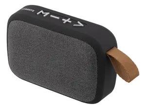 Streetz S101-BLK Mono Portable Bluetooth Speaker Black 3 W Wireless MicroSD FM Radio USB