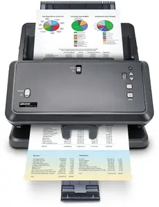 Plakanā dokumentu skeneris PLUSTEK Plustek SmartOffice S 60, modelis 0325, kompakts galda dizains