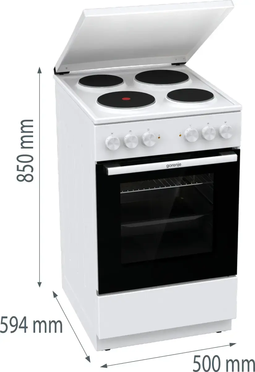 Gorenje GE5A23WH напольная электрическая плита Photo 8