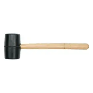 Rubber Mallet Vorel 33900, wooden handle, 1 kg head