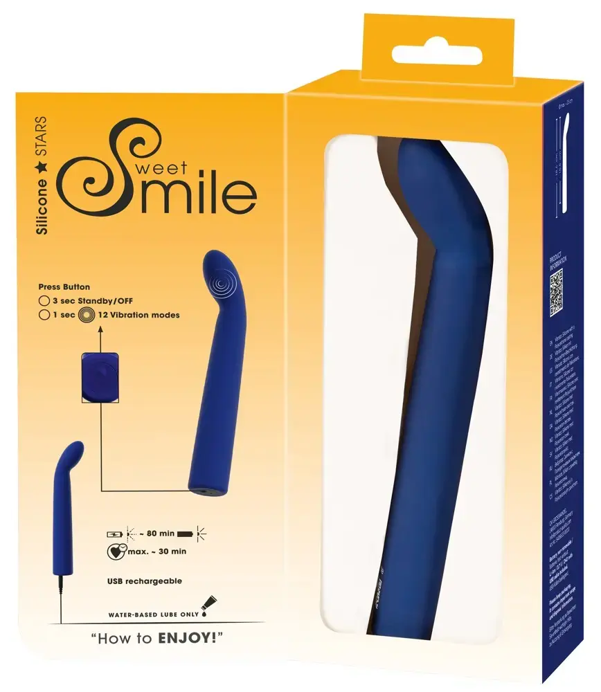 Вибратор G-точки Sweet Smile Flexible — 12 режимов, водонепроницаемый Photo 14