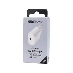 USB-C Charger Musthavz MHESHEAD20AWHT 20W White — compact USB-C PD power adapter