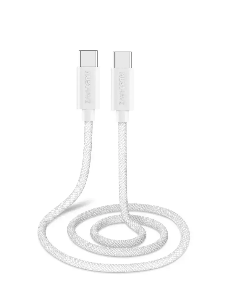 Musthavz кабель USB-C — USB-C 1,0 м 100W Photo 3