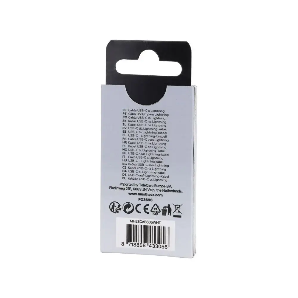 Кабель USB-C — Lightning Musthavz Easy to Go 1,0 м Photo 4