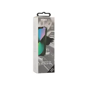 Магнитный автомобильный держатель Musthavz Universal Magnetic Car Holder by Musthavz Black — компактный магнитный крепёж для панели или вентиляции