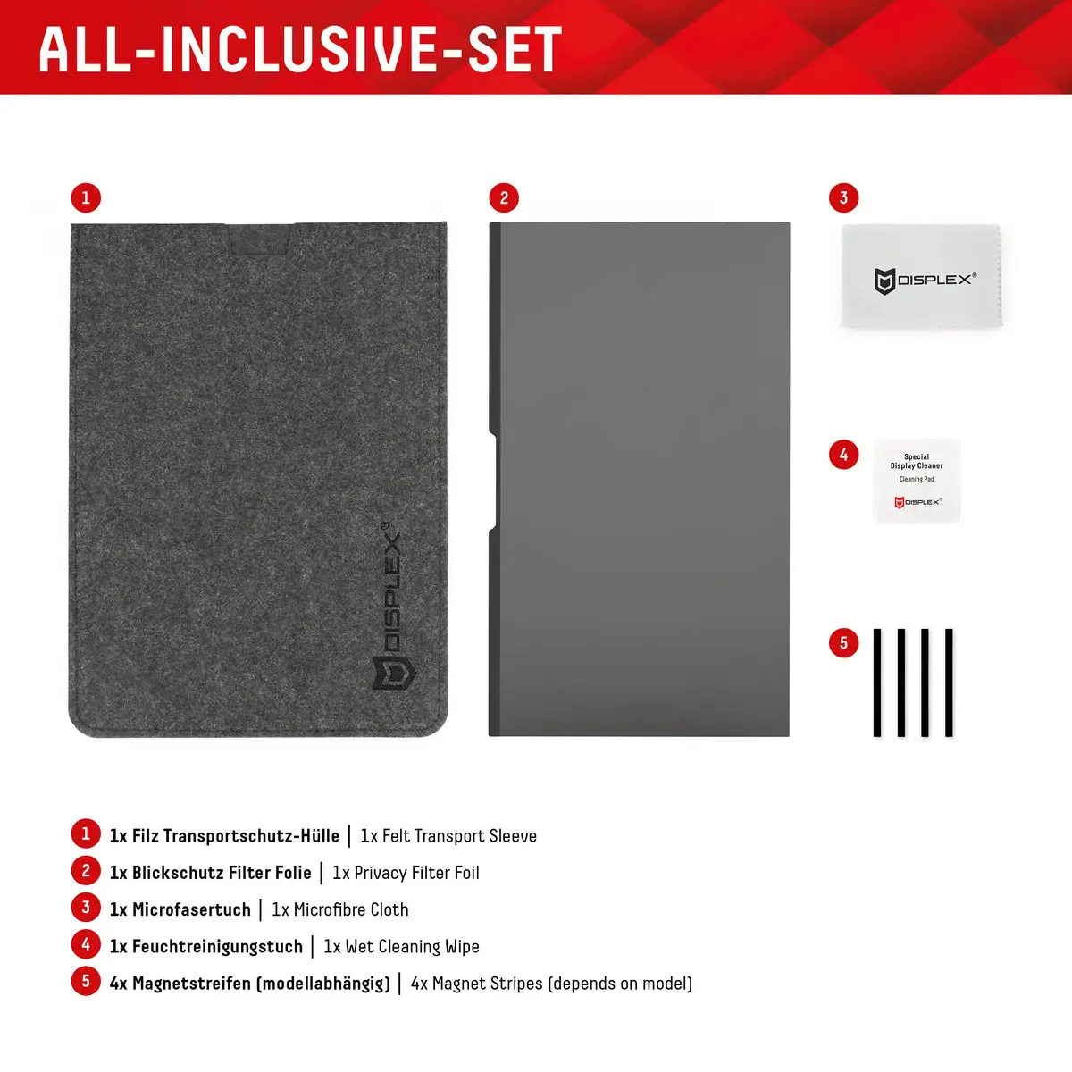 Фильтр конфиденциальности Displex PRIVACY SAFE 13,3" Photo 11