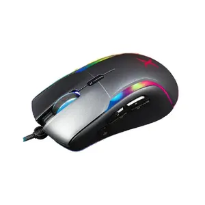 Wired gaming mouse Foxxray FXR-HM-75 — ergonomic black design, high-precision optical sensor, programmable buttons