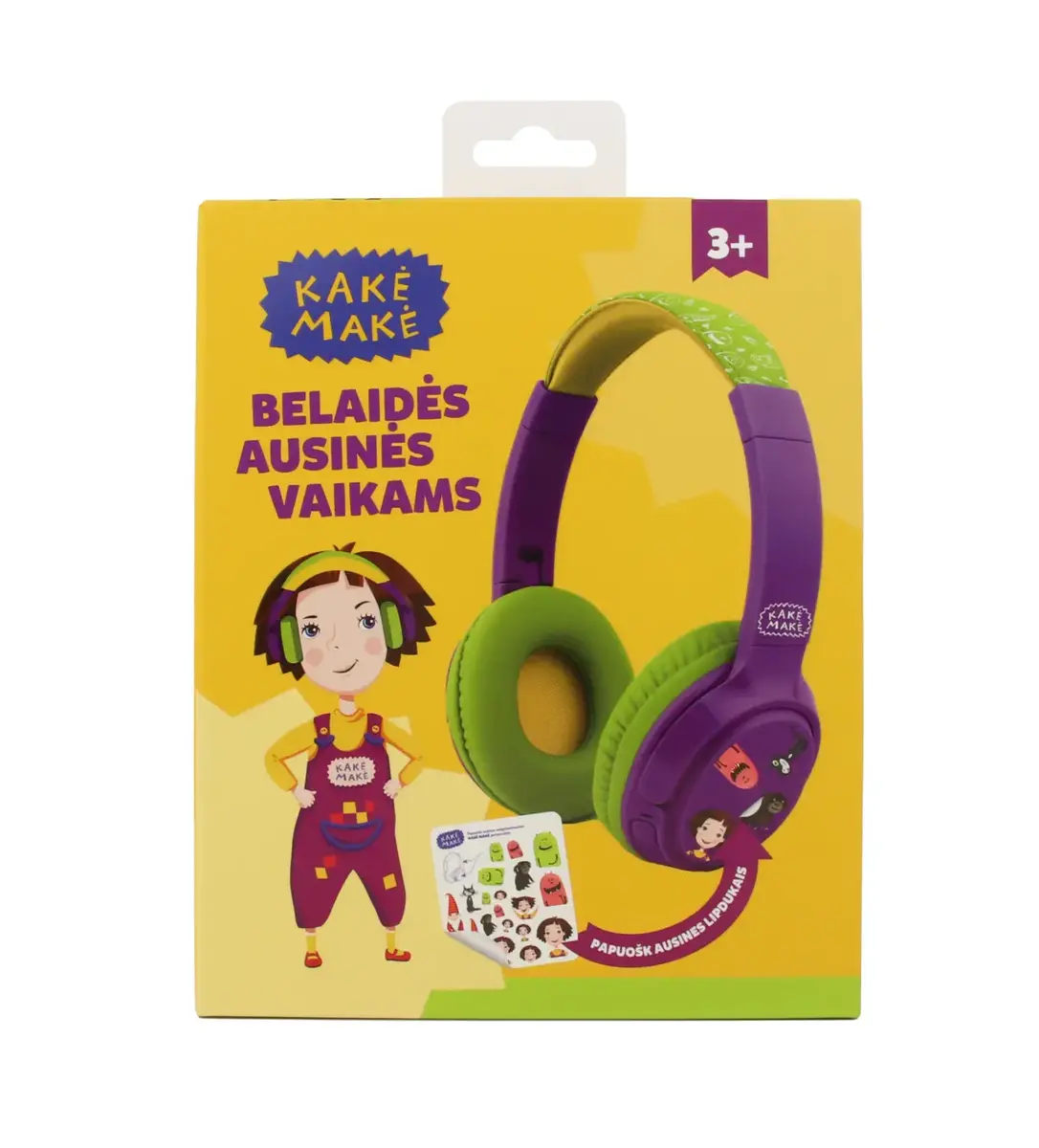 KAKE_MAKE KD40 bezvadu bērnu austiņas Photo 6