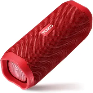 Портативная Bluetooth колонка TOZO PA21 — компактная беспроводная колонка, красная
