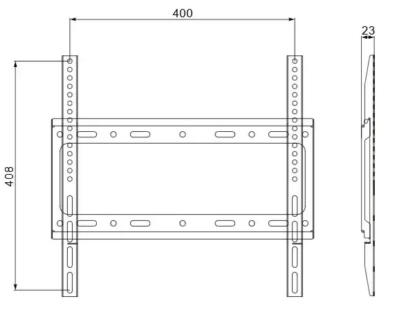 Настенное крепление ESTAR B62 для 22"–65" Photo 3