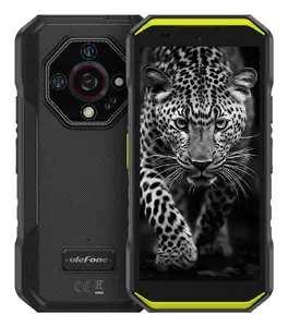 Смартфон UleFone Armor X32, 5.65 дюйма, 6 ГБ ОЗУ, 128 ГБ ПЗУ, камера 48 МП, Android 14, 4G, Dual SIM, черный/зеленый