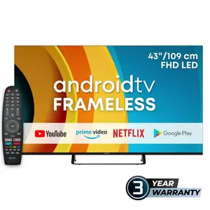 LED-телевизор ESTAR 43" (109 см) Android TV LEDTV43A1T2 2K FHD чёрный