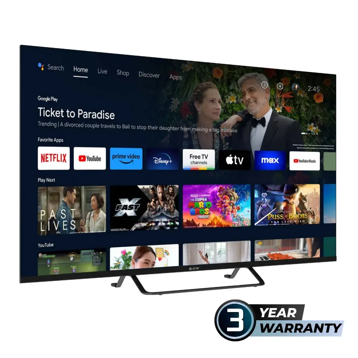 ESTAR 43" Android TV LEDTV43A1T2 2K FHD Photo 3