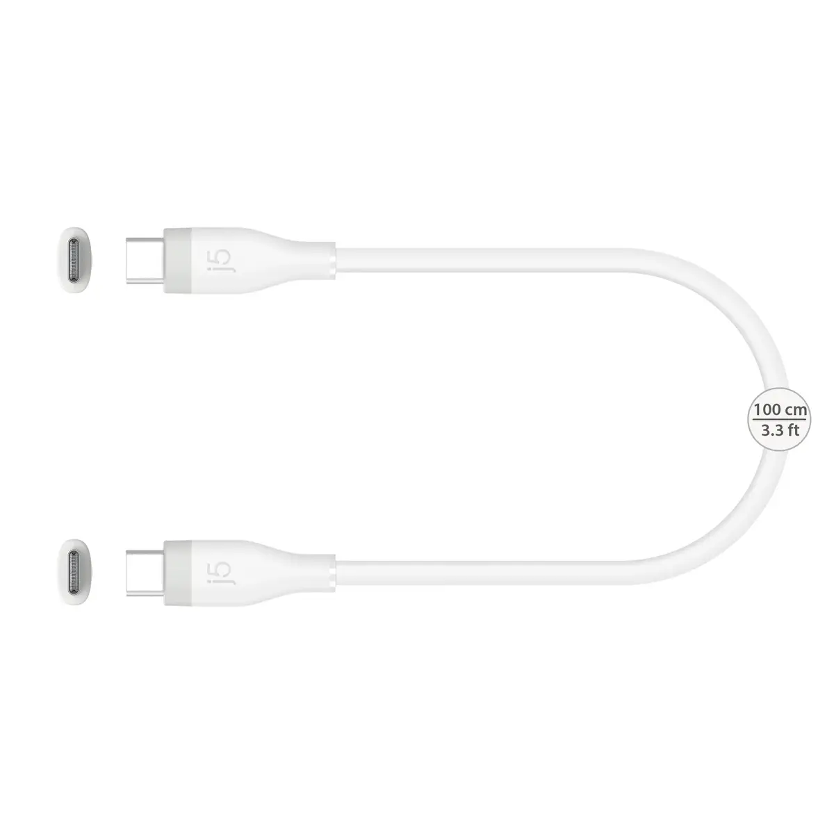 Кабель USB-C j5create JUCX17W — 60W, 1,8 м Photo 2