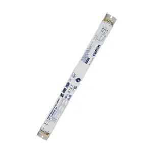 Электронный ПРА Osram QTi 1X35/49/80 GII — срок службы 100000 ч, AC 198–264 В, 50/60 Гц, ток 53 A, 360×30×21 мм