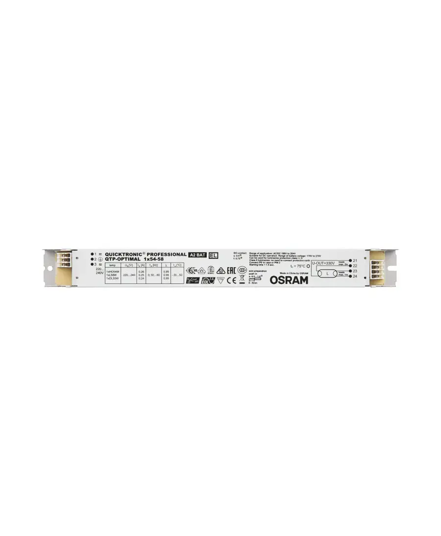 Osram QTP-OPTIMAL 1X54…58 electronic ballast Photo 2
