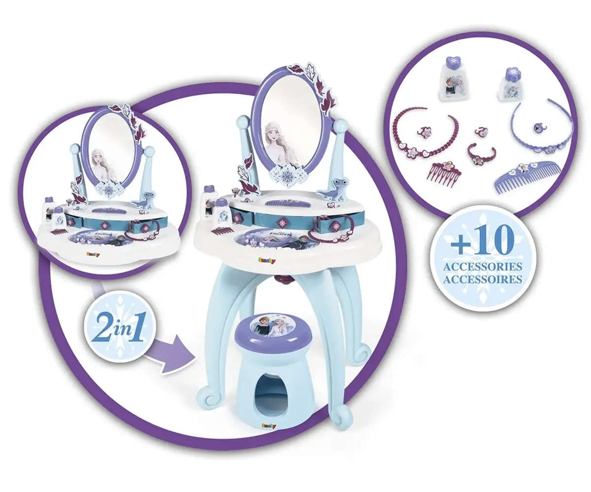 Игровой парикмахер Smoby SAS Frozen 2-в-1 Photo 2