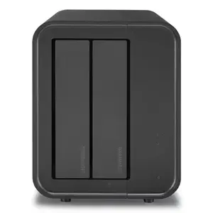External 2-bay Desktop Disk Array jung D2-320 — supports 2× 2.5/3.5" SATA HDD/SSD, Desktop chassis, Black