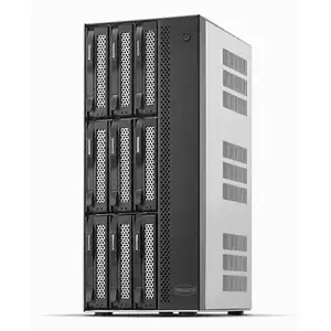 NAS TerraMaster T9-500 PRO настольный сервер хранения — Intel Core i7 2.4 ГГц, 16 ГБ DDR5, 0 ТБ, серый