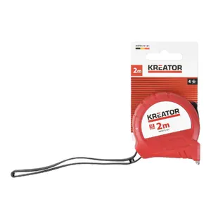 Mērlente 2 m KREATOR KRTH70101 Tērauda lente platums 13 mm