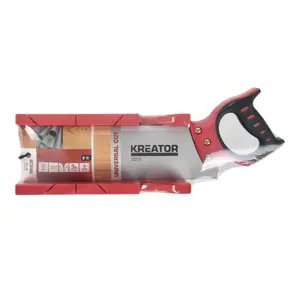 Ручная задняя пила KREATOR KRTH81101, полотно 350 мм, 9 зуб/дюйм