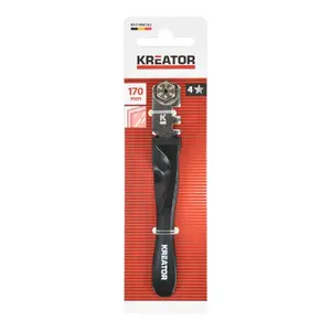 Glass cutter KREATOR KRTH00702, 90 mm cutting wheel