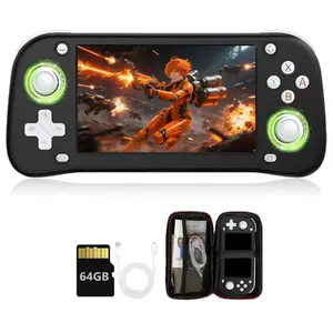 Game console Riff RF-XF43 with 20,000 retro games, 64GB storage, Black