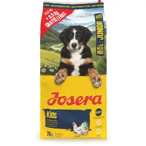 Сухой корм для собак JOSERA Kids 12,5+2,5 кг упаковка для щенков и молодых собак