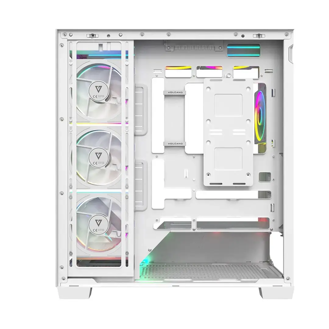 MODECOM VOLCANO STELLAR PLUS ARGB MIDI 8F White korpuss Photo 2