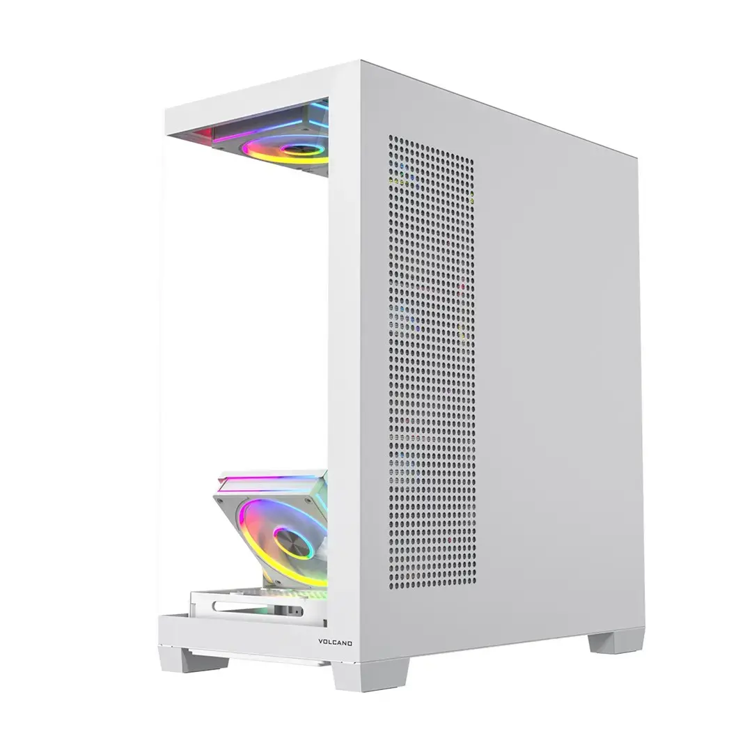 MODECOM VOLCANO STELLAR PLUS ARGB MIDI 8F White korpuss Photo 5