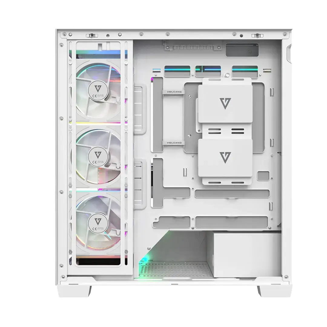 MODECOM VOLCANO STELLAR PLUS ARGB MIDI 8F White korpuss Photo 6