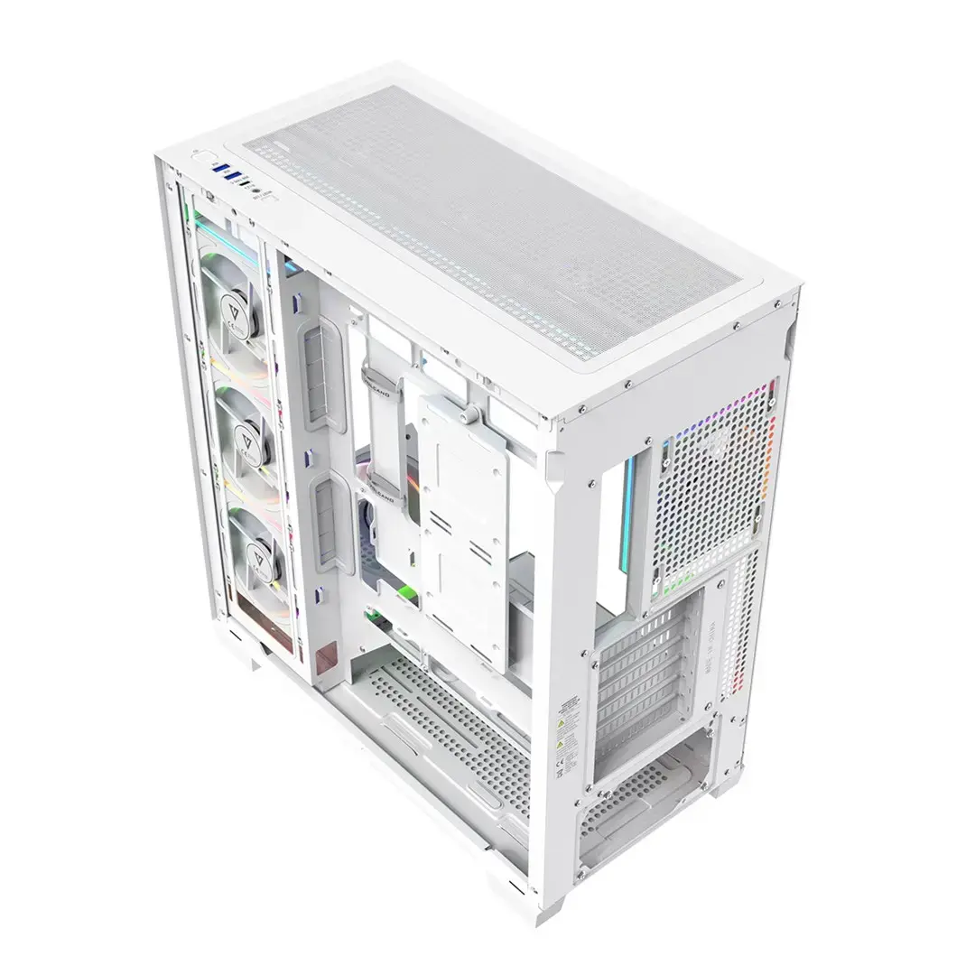 MODECOM VOLCANO STELLAR PLUS ARGB MIDI 8F White korpuss Photo 8
