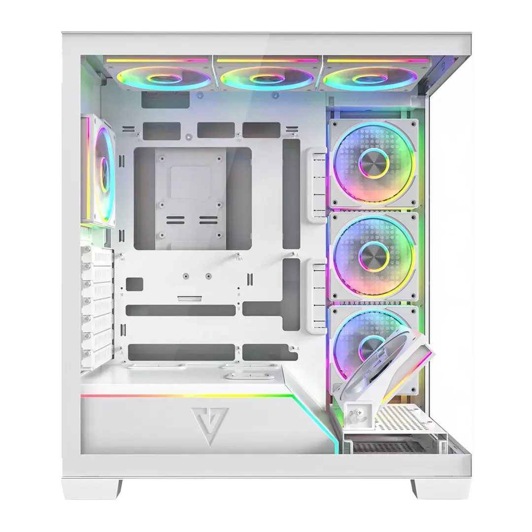 MODECOM VOLCANO STELLAR PLUS ARGB MIDI 8F White korpuss Photo 15