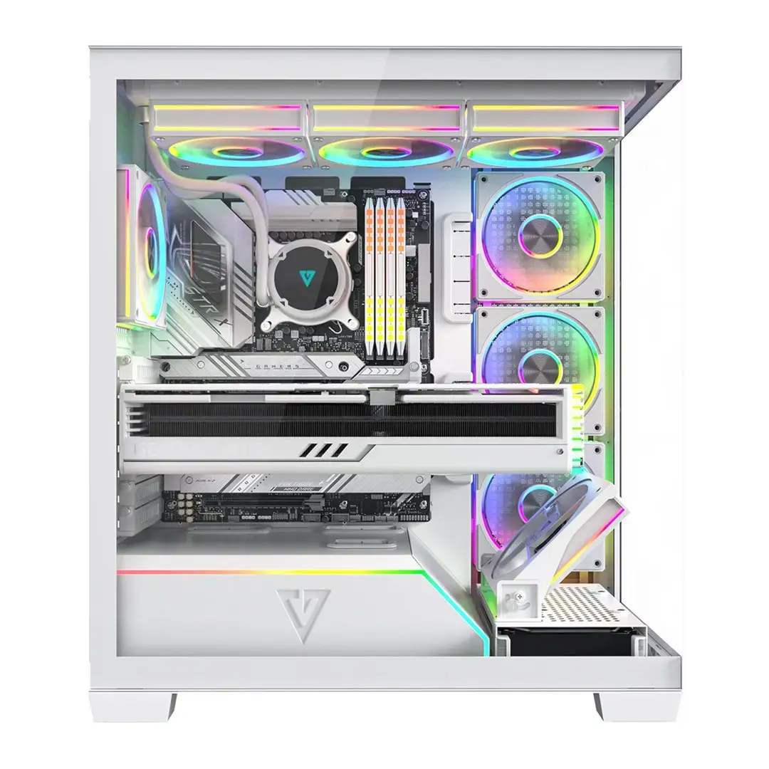 MODECOM VOLCANO STELLAR PLUS ARGB MIDI 8F White korpuss Photo 17