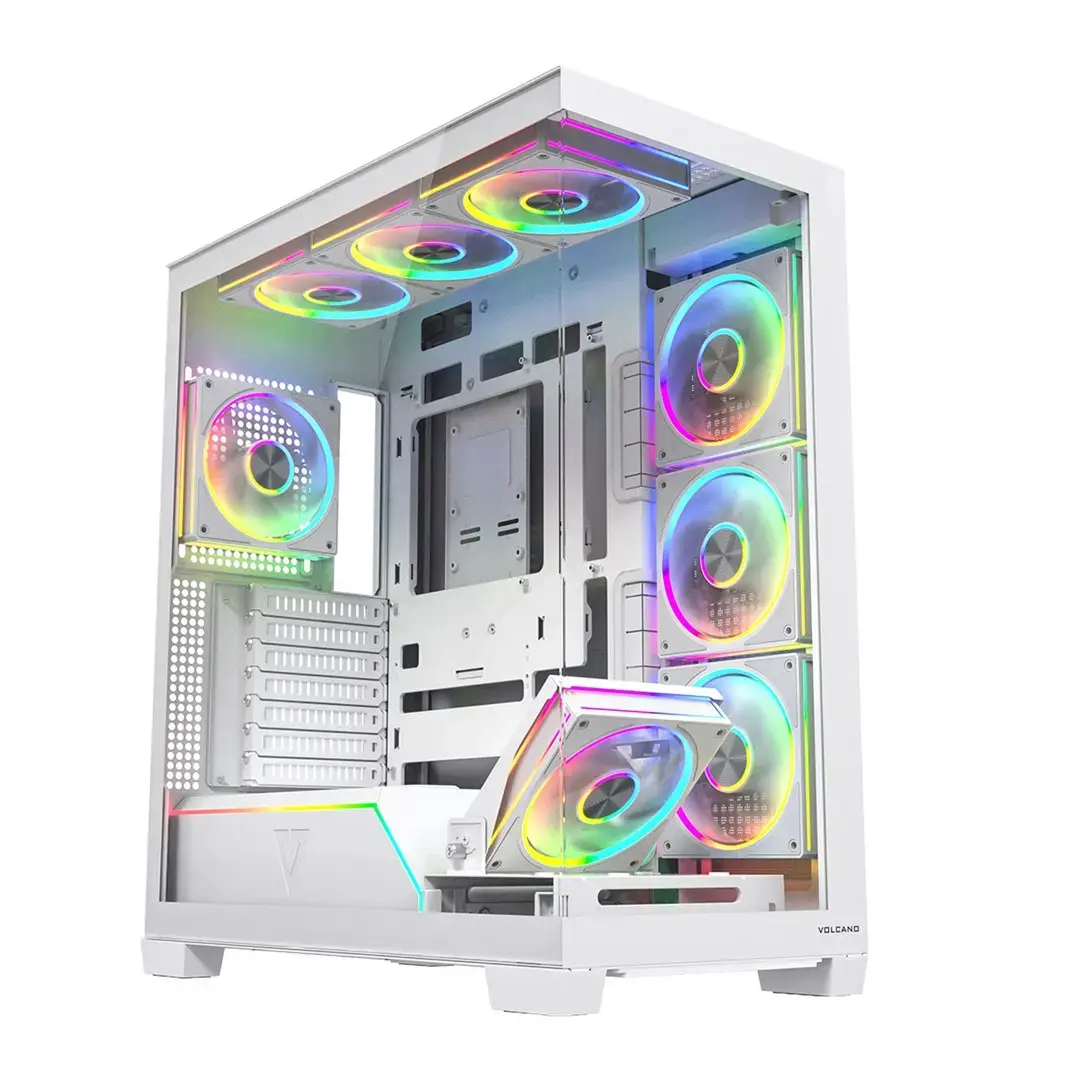 MODECOM VOLCANO STELLAR PLUS ARGB MIDI 8F White korpuss Photo 20