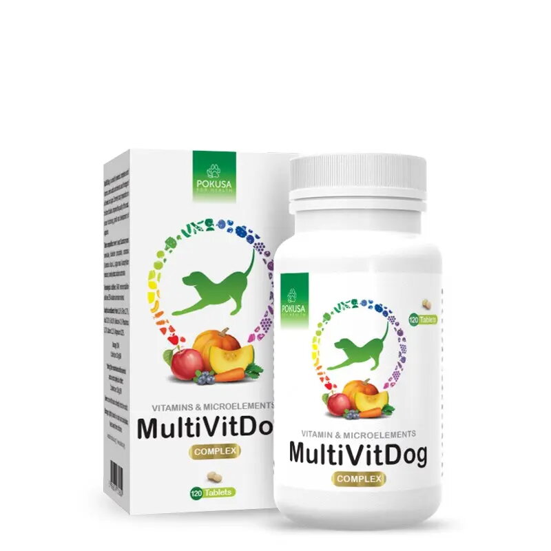 Multivitamīnu papildinājums suņiem POKUSA MultiVit Dog