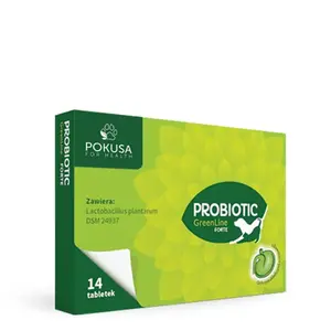 Probiotic tablets POKUSA Green Line Probiotic Forte — 14 tablets, grain-free, gluten- and sugar-free, preservative-free for dogs
