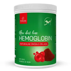 Wet dog supplement POKUSA Raw Diet Line Hemoglobin 800 g — powder, grain-free, soy- and gluten-free