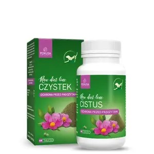 Dietary supplement tablets POKUSA Raw Diet Line Cistus 120 tabs for dogs, 120 tablets, 60 g, tablet form