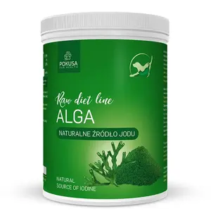 Dietary supplement powder for dogs POKUSA Raw Diet Line BIO Alga 1200 g — algae-based immunity support, protein 5%, fat 2.8%