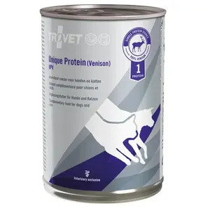Влажный корм для собак TROVET UPV Unique Protein Venison 400 г — ограниченный источник белка, одно животное