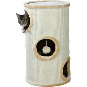 Cat tower Trixie Samuel TX-4330 — vertical scratcher and perch, heights 37 cm and 70 cm